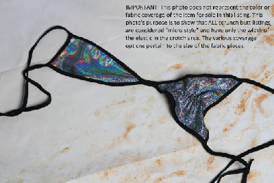 White with Green Shamrock Pattern w Lime Green Trim  2 Piece Micro String Bikini Set One Size-1