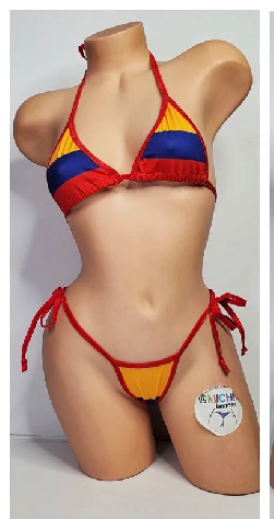 Colombia Flag 2pc Micro Bikini set