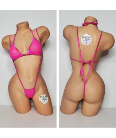 hot-pink-mesh-with-your-choice-trim-color-scrunch-butt-2-piece-micro-string-bikini-set-one-size