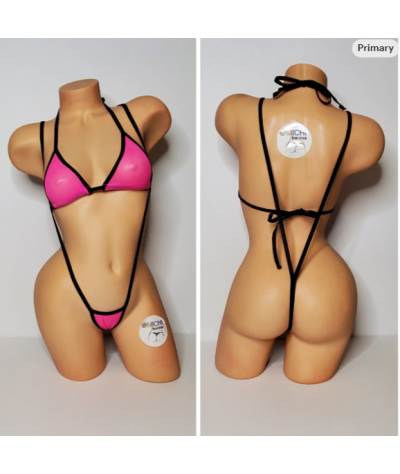hot-pink-mesh-with-your-choice-trim-color-scrunch-butt-2-piece-micro-string-bikini-set-one-size