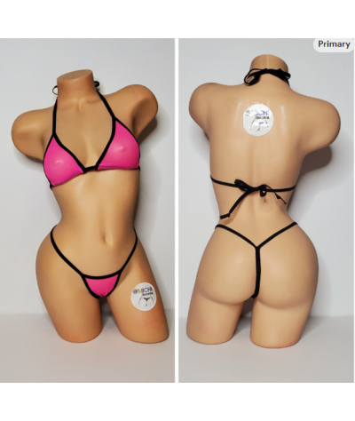 hot-pink-mesh-with-your-choice-trim-color-scrunch-butt-2-piece-micro-string-bikini-set-one-size