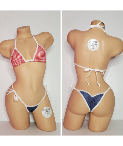 picnic-checker-pattern-blue-red-or-pink-w-white-trim-2-piece-micro-string-bikini-set-one-size