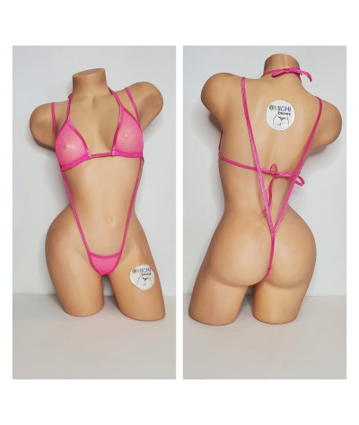 hot-pink-medium-hole-fishnet-very-sheer-w-your-choice-trim-color-2-piece-micro-bikini-set