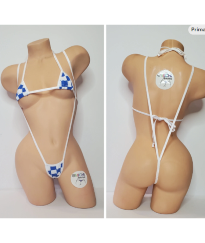 blue-white-big-checker-pattern-w-your-choice-trim-color2-piece-micro-string-bikini-set-one-size
