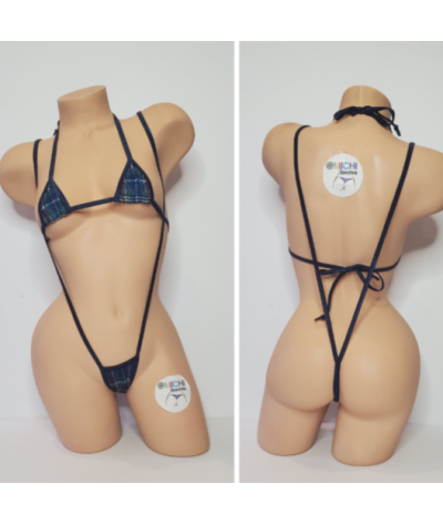 navy-plaid-pattern-w-your-choice-trim-color-2-piece-micro-bikini-set-one-size