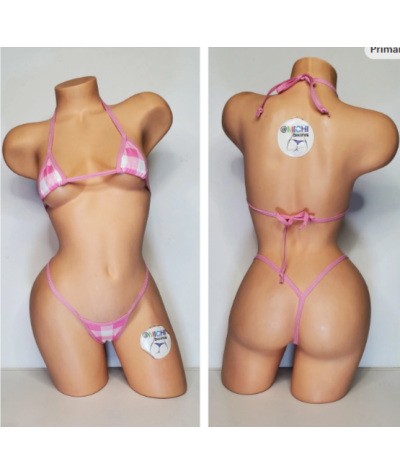 dusty-pink-white-big-checker-pattern-w-dusty-pink-trim-2-piece-micro-string-bikini-set-one-size