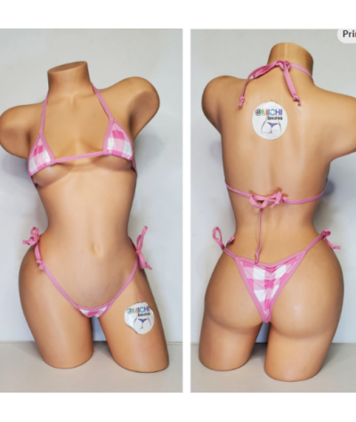 dusty-pink-white-big-checker-pattern-w-dusty-pink-trim-2-piece-micro-string-bikini-set-one-size