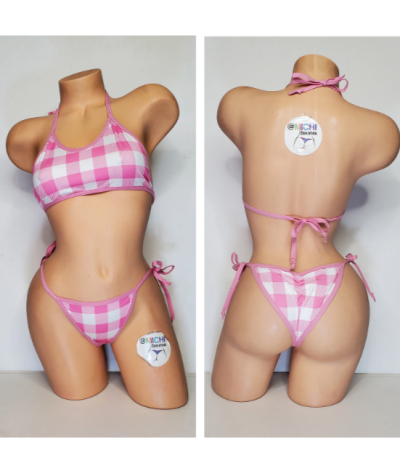 dusty-pink-white-big-checker-pattern-w-dusty-pink-trim-2-piece-micro-string-bikini-set-one-size