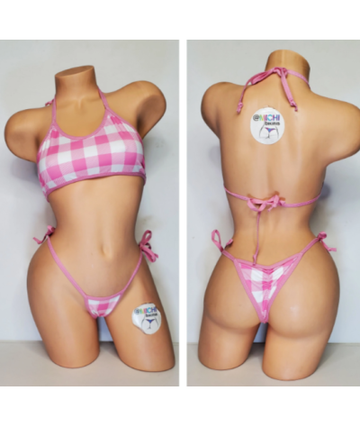 dusty-pink-white-big-checker-pattern-w-dusty-pink-trim-2-piece-micro-string-bikini-set-one-size