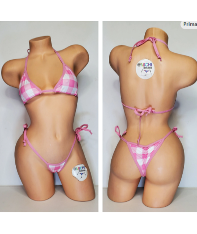 dusty-pink-white-big-checker-pattern-w-dusty-pink-trim-2-piece-micro-string-bikini-set-one-size